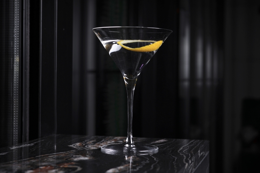 Dry Gin or Vodka Martini